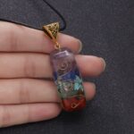 7 Chakra Orgone Necklace - Energy Healing & EMF Protection - Image 5