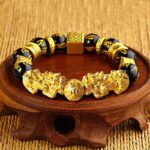 Gold-Plated Double Pixiu Bracelet - Extreme Wealth & Protection - Image 4