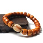 Tibetan Guardian Spirit Natural Yak Bone Bracelet - Image 5
