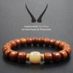 Tibetan Guardian Spirit Natural Yak Bone Bracelet - Image 6
