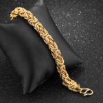 Double-Headed Golden Dragon Luck Bracelet - Image 4