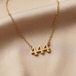 Exclusive:  444 Angel Number Necklace - Divine Guidance - Image 2