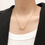 Exclusive:  444 Angel Number Necklace - Divine Guidance - Image 8