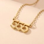 Exclusive:  555 Angel Number Necklace - Positive Transformation*10pcs