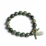 Green Jade Bracelet with Pixiu - Invite Wealth & Calming Energies - Image 9