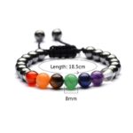 7 Chakra Hematite Bracelet - Promote Wellness - Image 4