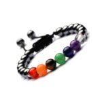 7 Chakra Hematite Bracelet - Promote Wellness - Image 2