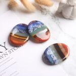 7 Chakra Worry Stone - For Anxiety & Stress - Image 2