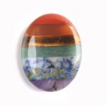 7 Chakra Worry Stone - For Anxiety & Stress - Image 5