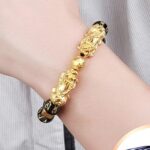 Gold-Plated Double Pixiu Bracelet - Extreme Wealth & Protection - Image 9