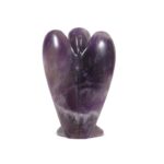 Amethyst Guardian Angel Statue - Crystal Angel Ornament - Image 7