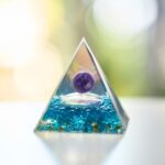 Amethyst Orgonite Pyramid - Orgone Energy Generator - Image 5