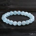 Blue Aquamarine Calming Bracelet - Grounding & Soothing - Image 4