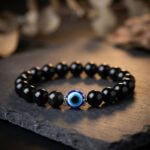 Black Obsidian Evil Eye Bracelet - Dual Protection - Image 6