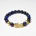 Blue Tiger Eye Pixiu Bracelet - Wealth & Confidence - Image 2