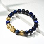 Blue Tiger Eye Pixiu Bracelet - Wealth & Confidence - Image 4