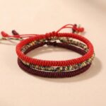 Tibetan Buddhist Knot Lucky Rope Bracelet