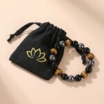 Triple Protection Bracelet - Tiger’s Eye, Obsidian, Hematite - Image 16
