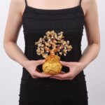 Citrine Money Tree for Prosperity -  Feng Shui Gemstone Ornament - Image 5
