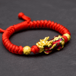 Color-Changing Pixiu Bracelet - Tibetan Red String