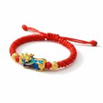 Color-Changing Pixiu Bracelet - Tibetan Red String - Image 2