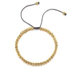 Copper Beads Harmony & Healing Bracelet - Gold Colored Copper Beads - Image 4