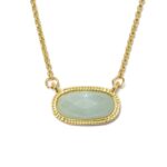 Crystal Pendant Necklace - Amethyst, Tiger Eye, Rose Quartz, Green Aventurine - Image 4