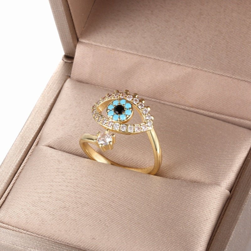 EvilEyeProtectionRing3.jpg Evil Eye Protection Ring - Image 1