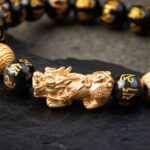 Feng Shui Bracelet - Pixiu Black Obsidian Bracelet for Wealth - Image 4