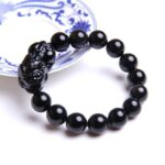 Black Obsidian Pixiu Bracelet - Wealth Protection - Image 9