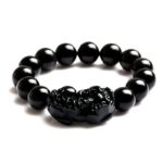 Black Obsidian Pixiu Bracelet - Wealth Protection - Image 2