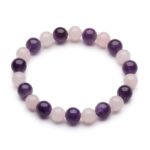 Gratitude Bracelet – Amethyst, Rose Quartz - Image 2
