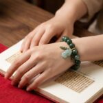 Green Jade Bracelet with Pixiu - Invite Wealth & Calming Energies - Image 2