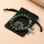 Green Jade Bracelet with Pixiu - Invite Wealth & Calming Energies - Image 10