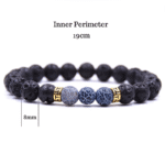 Grounding Lava Stone Bracelet - Calming & Grounding - Image 2
