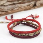 Tibetan Buddhist Knot Lucky Rope Bracelet - Image 3