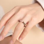 Tourmaline Ring - Natural Healing Crystal Bead Rings - Image 5