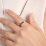 Tourmaline Ring - Natural Healing Crystal Bead Rings - Image 6