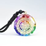 Chakra Orgonite Necklace - Balances Orgone Energy & EMF Protection - Image 11
