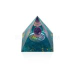 Amethyst Orgonite Pyramid - Orgone Energy Generator - Image 4