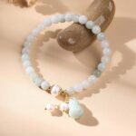 Light Green Jade Wu Lou Amulet Bracelet - Feng Shui Bracelet for Health - Image 5