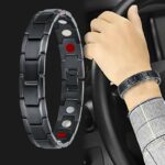 Magnetic Therapy Bracelets - Black, Silver, Gold - Image 12