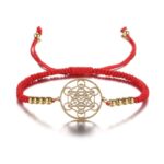 Metatron’s Cube Red String Bracelet - Image 4