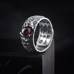 Natural Garnet Pixiu Ring - Feng Shui Wealth Ring - Image 12