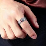 Natural Garnet Pixiu Ring - Feng Shui Wealth Ring - Image 6
