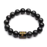 Natural Rainbow Obsidian Healing Bracelet - Image 2