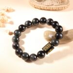 Natural Rainbow Obsidian Healing Bracelet - Image 5