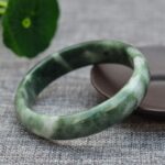 Pure Jade Bangle Bracelet - Healing & Protecting - Image 4