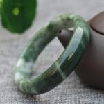 Pure Jade Bangle Bracelet - Healing & Protecting - Image 6