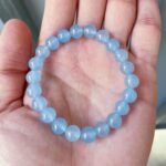 Blue Aquamarine Calming Bracelet - Grounding & Soothing - Image 7